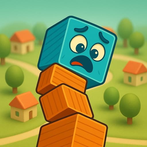 Topple Town - physics puzzles artwork