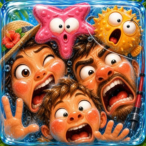 Island Fishing Match artwork