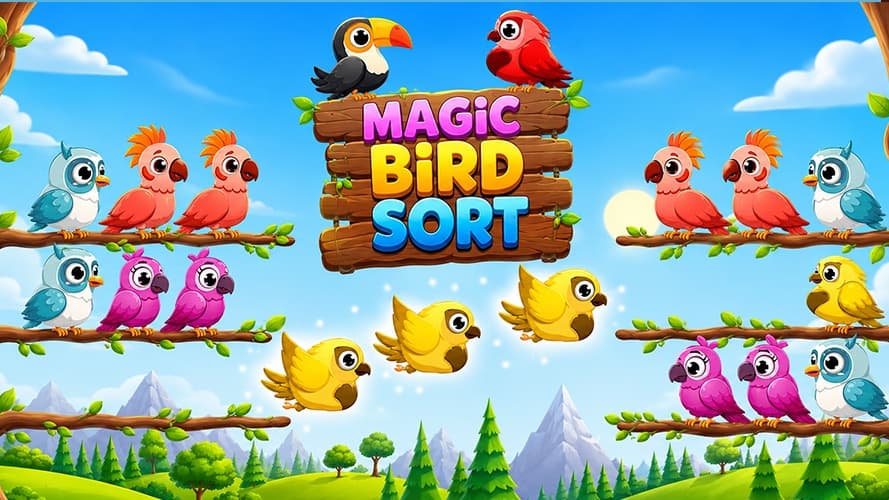 Banner for Magic Bird Sort
