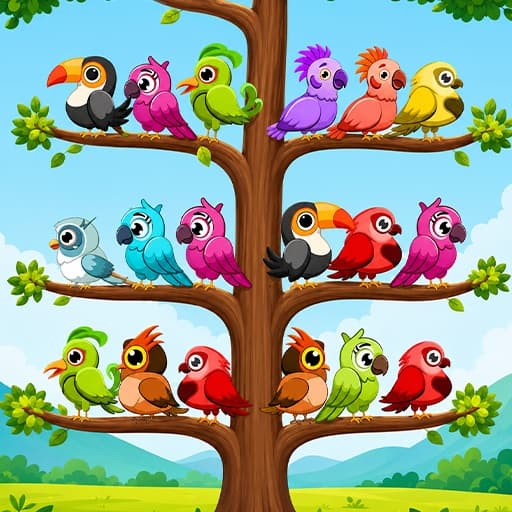 Magic Bird Sort artwork