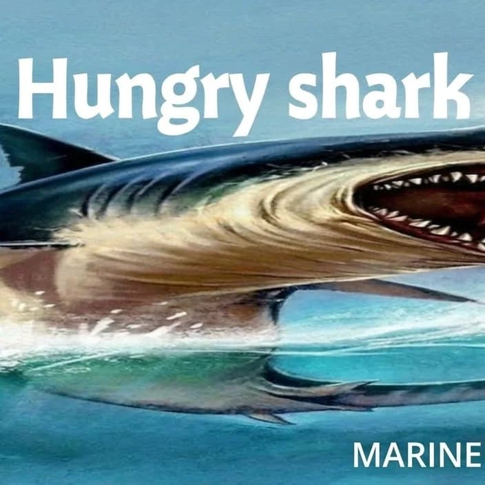Hungry shark marine apex  artwork