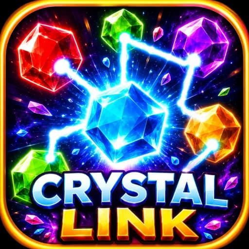 crystal link match 3 puzzle  artwork