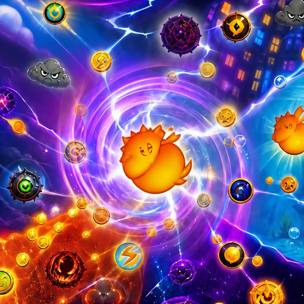 Falling Birds - Reflex Arcade artwork