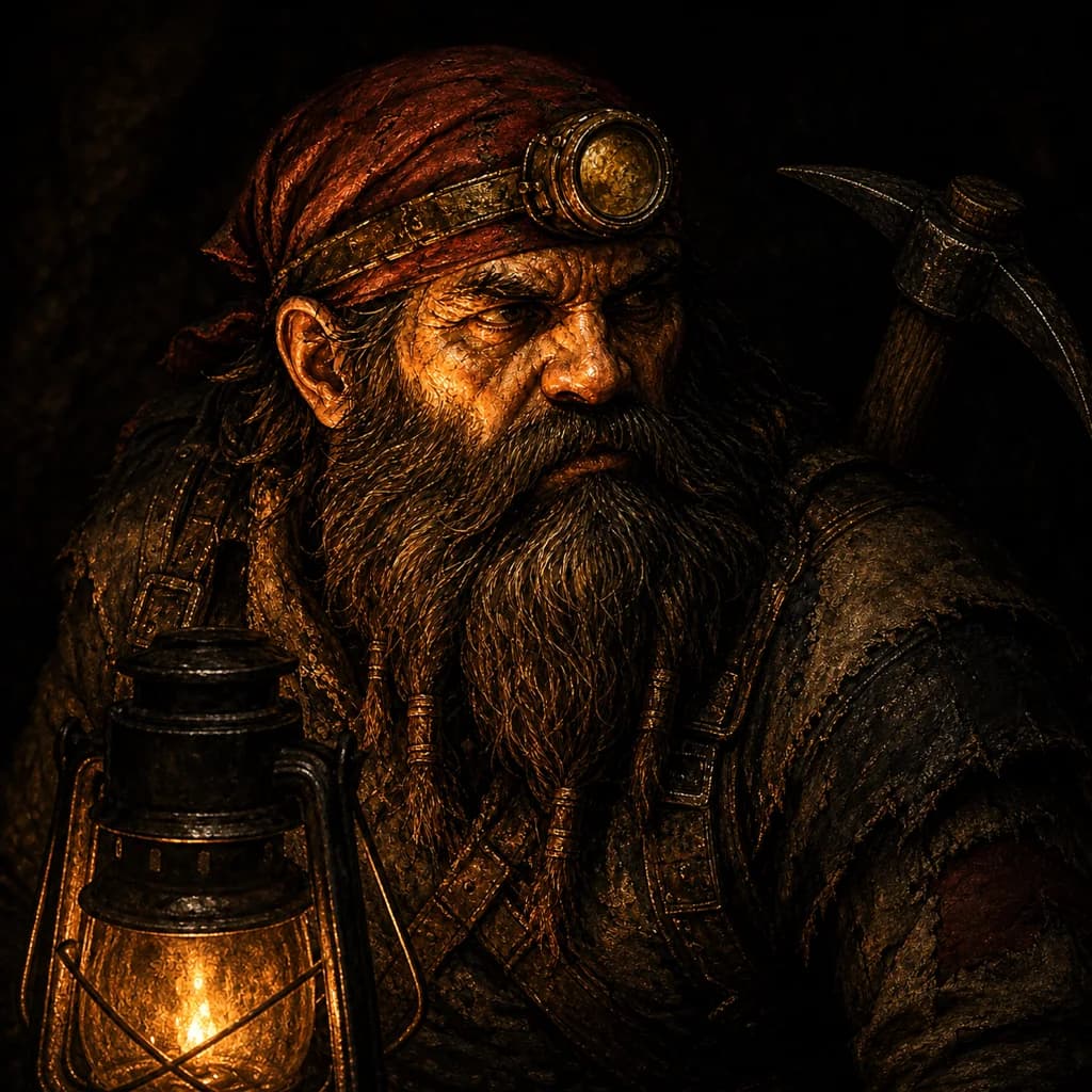 Dwarf Miner RPG artwork