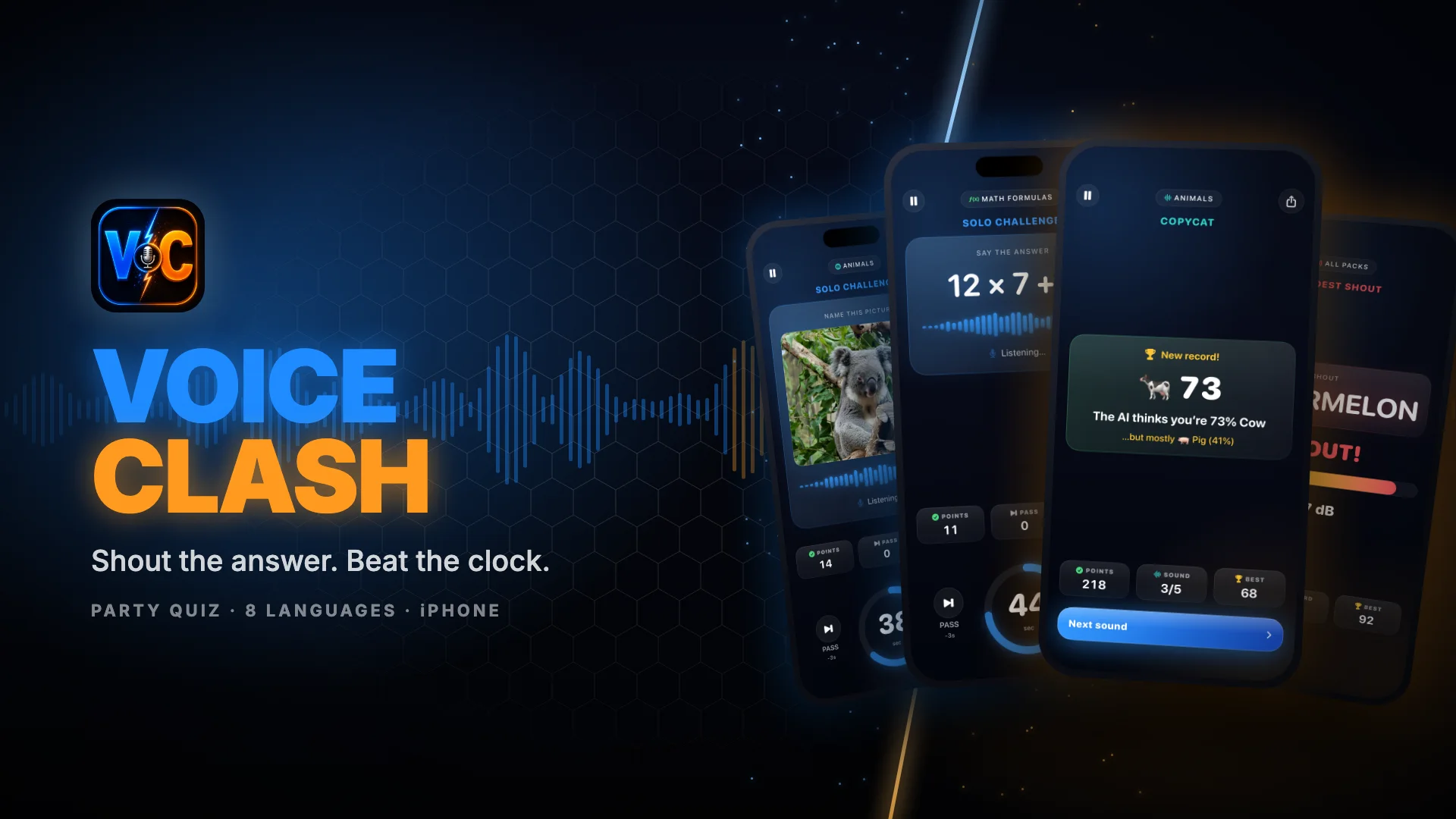 Banner for Voice Clash: Party Quiz Game