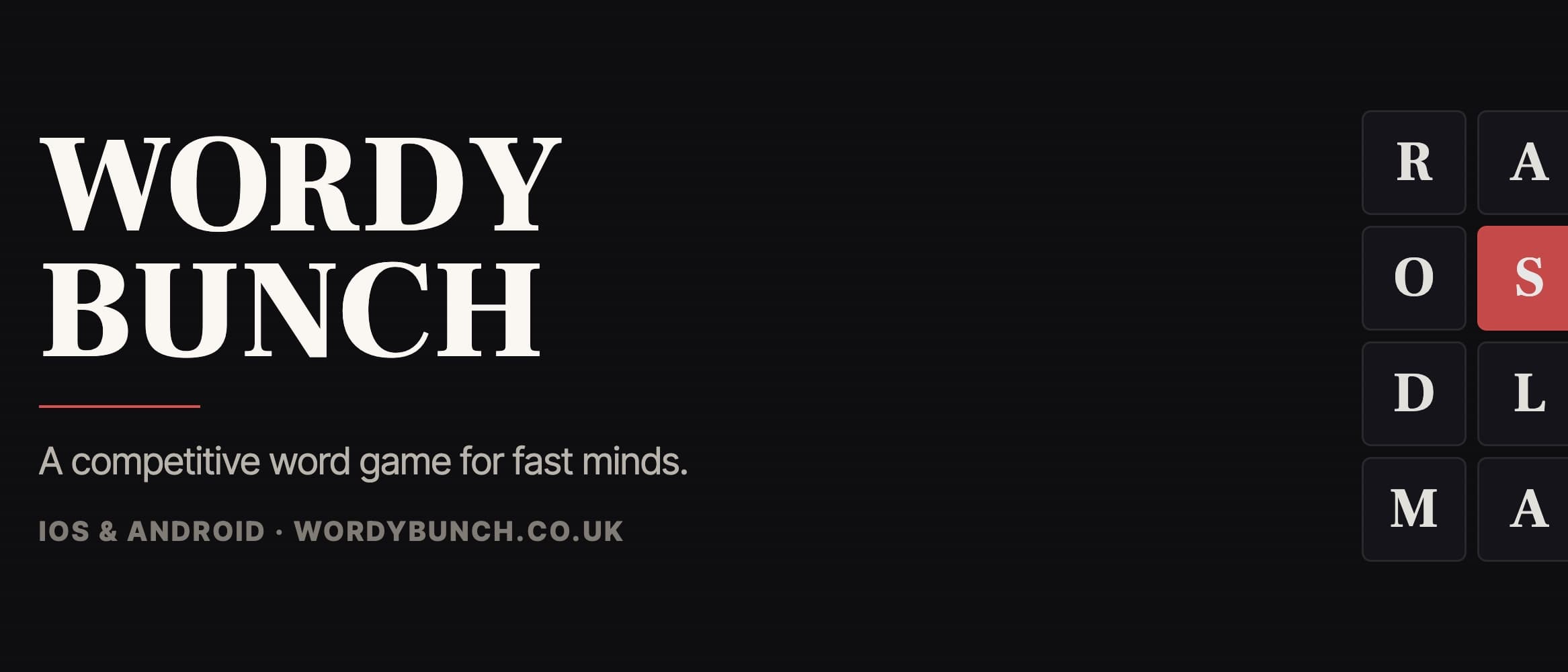 Banner for Wordy Bunch