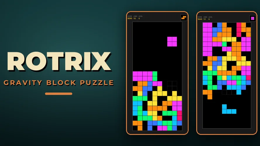 Banner for Rotrix: Gravity Block Puzzle