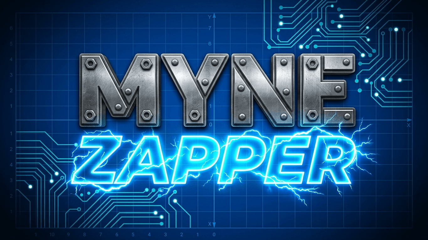 Banner for MYNE ZAPPER
