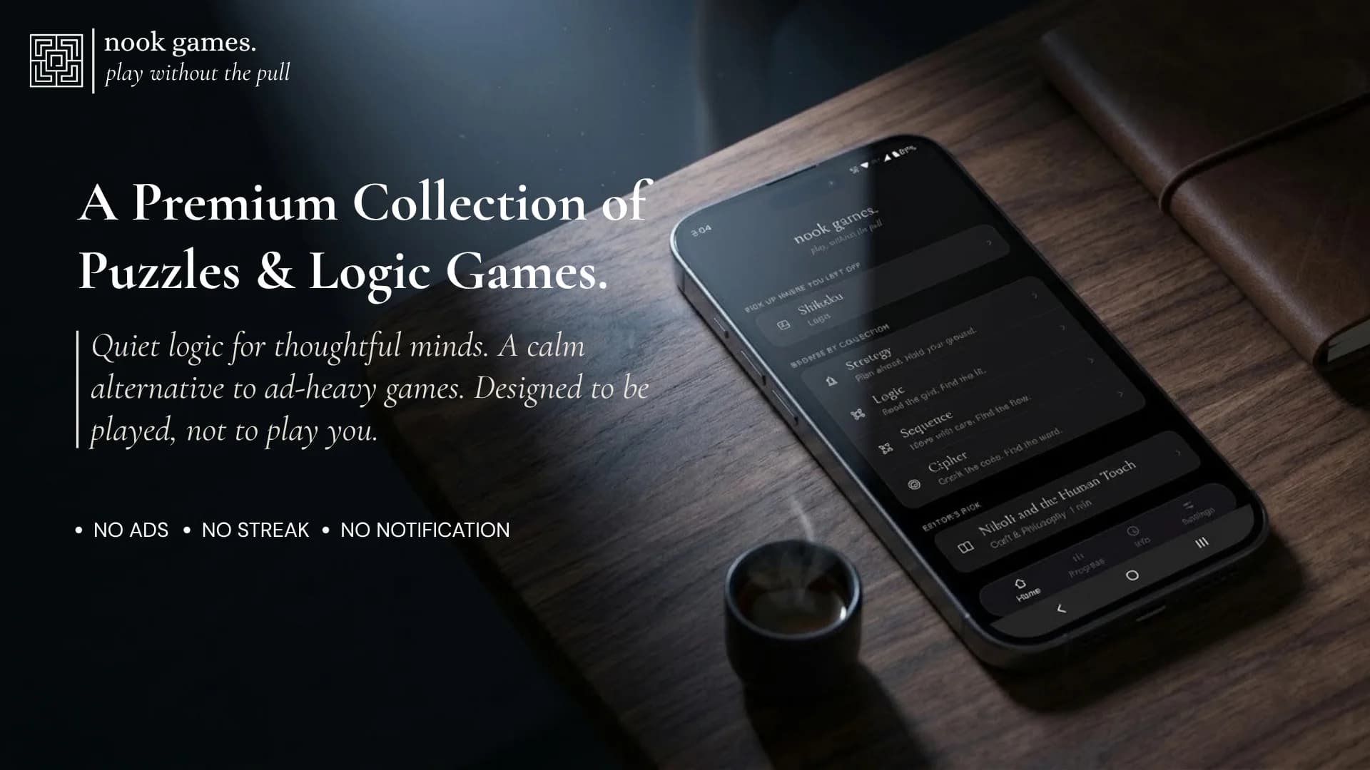 Banner for nook - offline games & puzzles