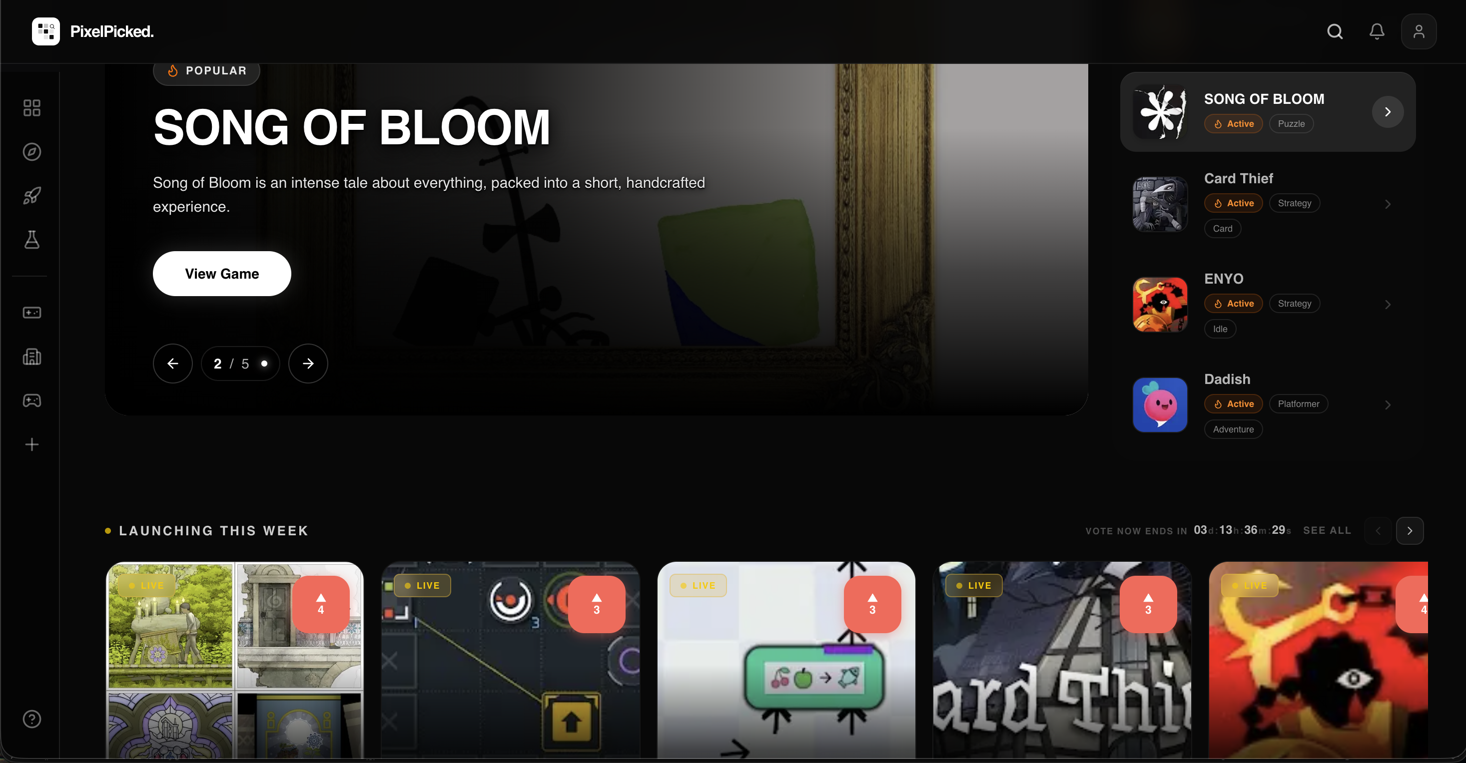 I won #1 on PixelPicked this week - free game, no forced ads, same Flappy Bird feel but you have to  logo